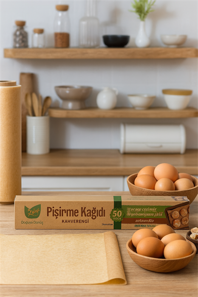 Roll-up Kraft Pişirme Kağıdı 37 cm 50 mt