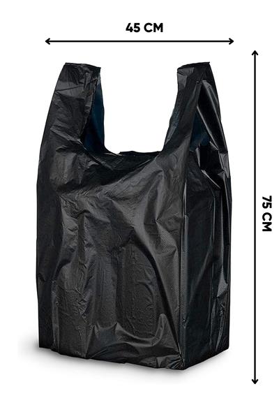Kalın Siyah Poşet 45*75 cm Jumbo Boy 1 KG