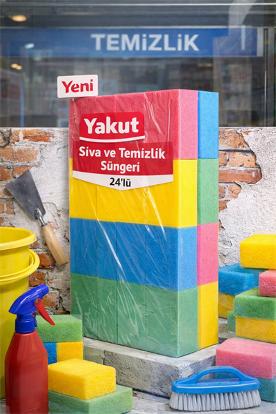Yakut Sıva ve Temizlik Süngeri 24lü