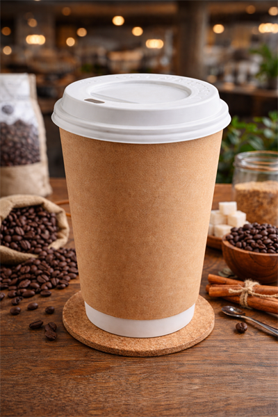 14-16 oz Sıcak İçecek Kapağı Beyaz 100lü