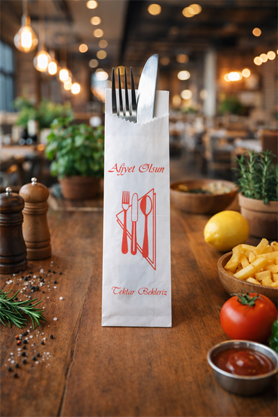 Çatal Kaşık Kese Kağıdı 7x26 cm 10 KG