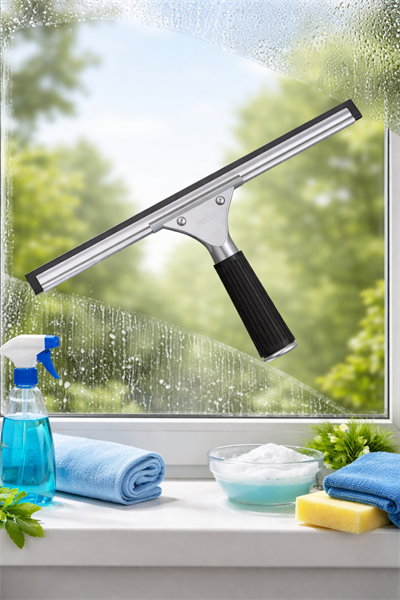 Paslanmaz Çelik Metal Camsil 35 cm
