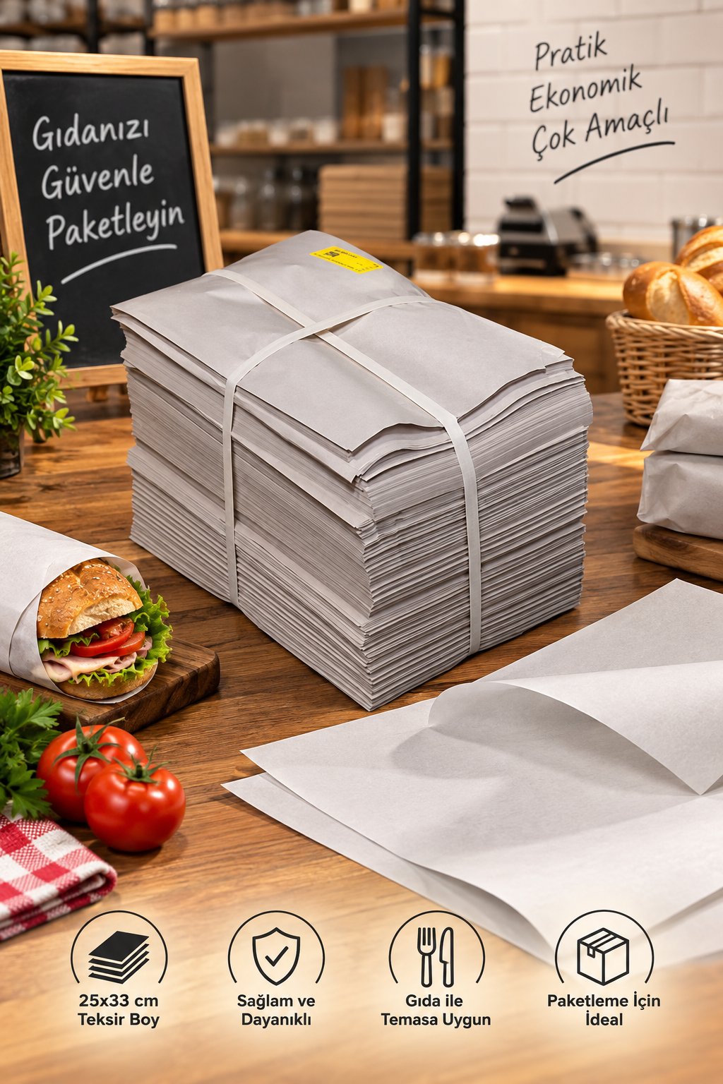 25x33 cm Teksir Boy Paketleme Kağıdı 10 KG