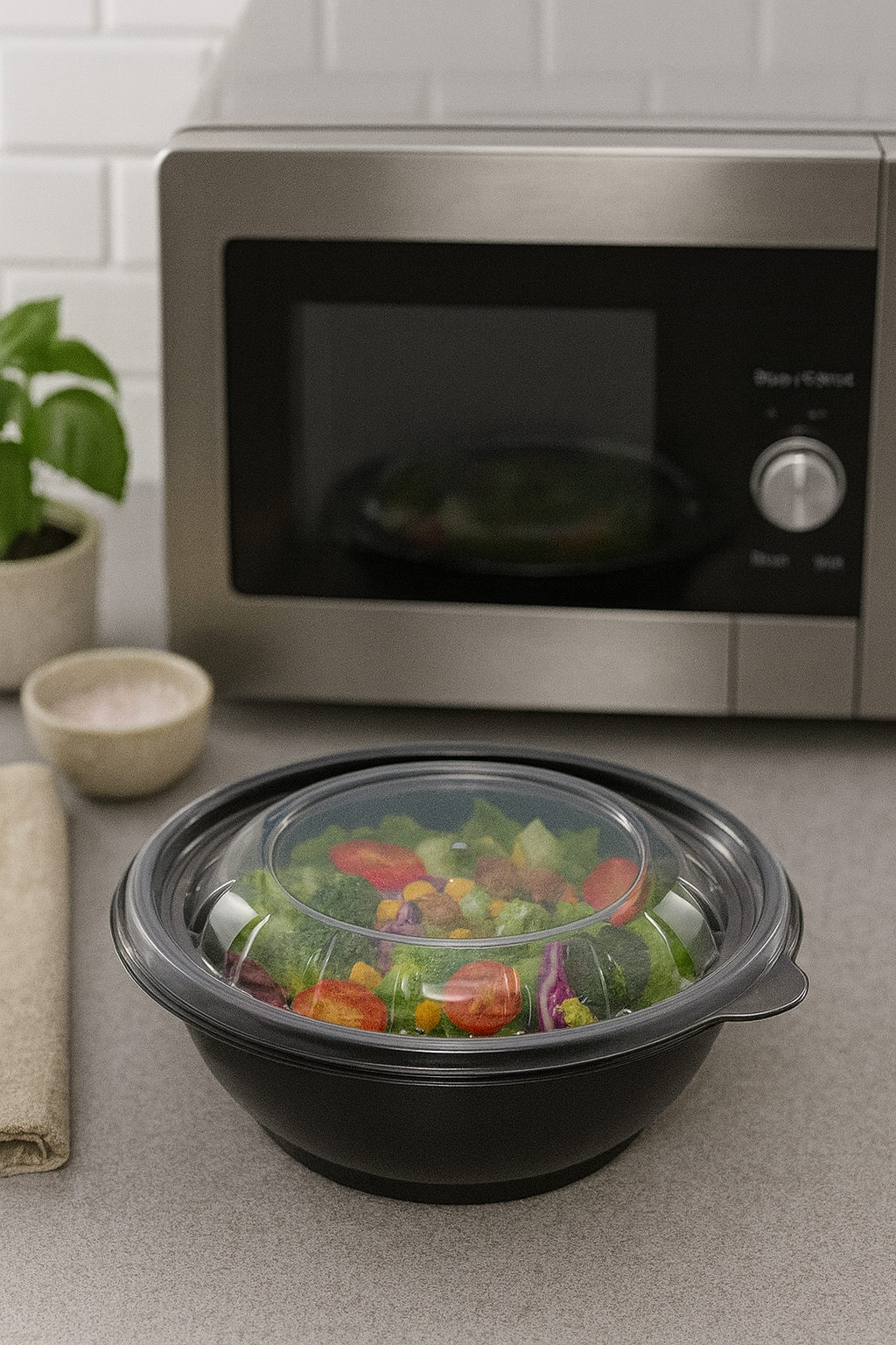 750 cc Yuvarlak Salata Kasesi 70'li