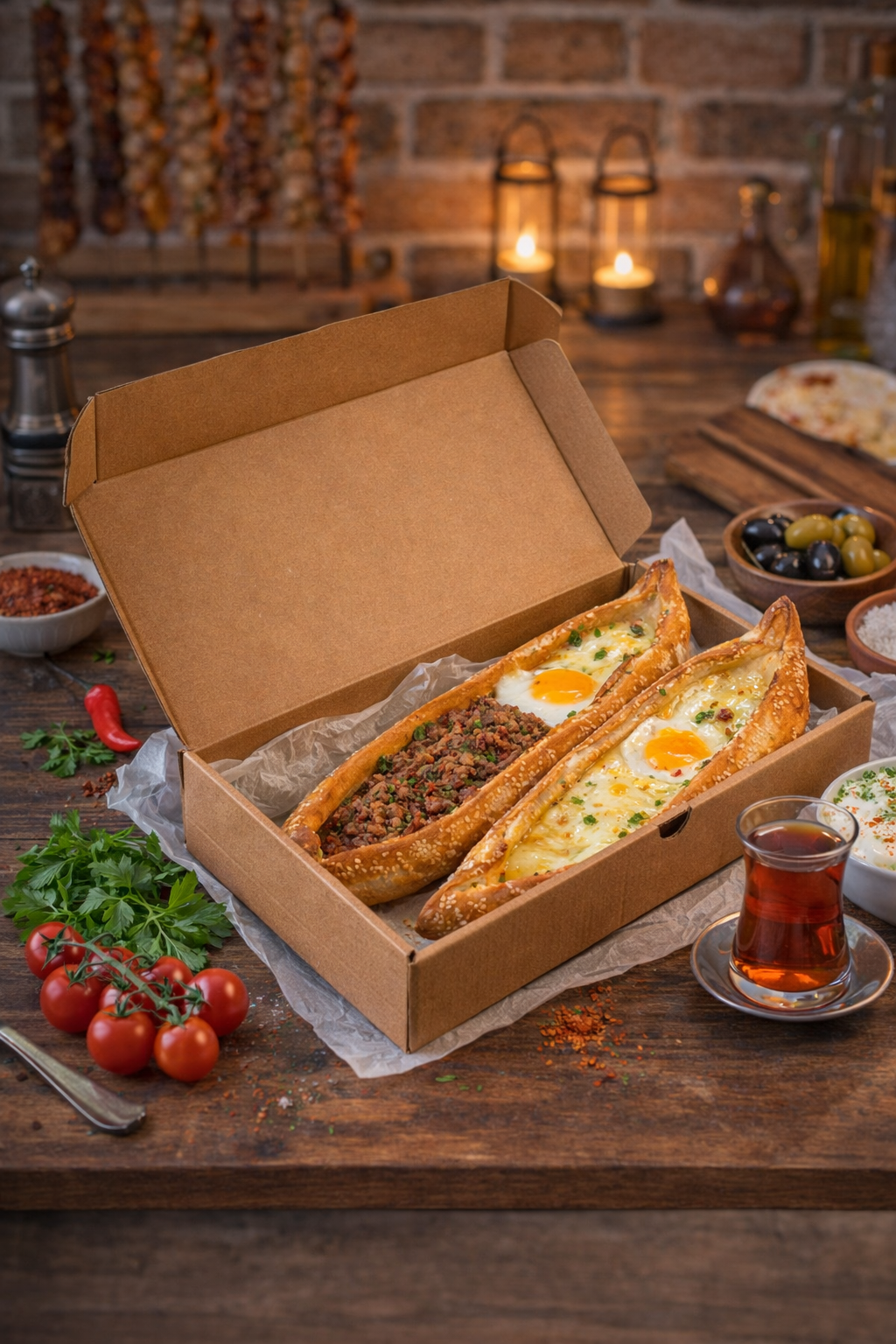 Tek Pide Kutusu 100'lü
