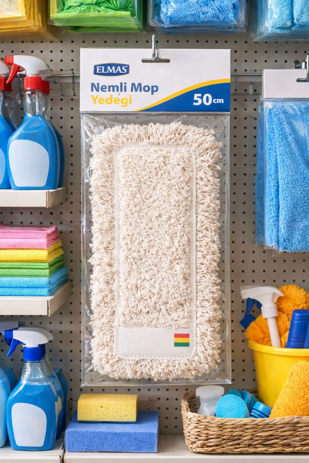 Elmas Nemli Mop Yedeği 50 cm