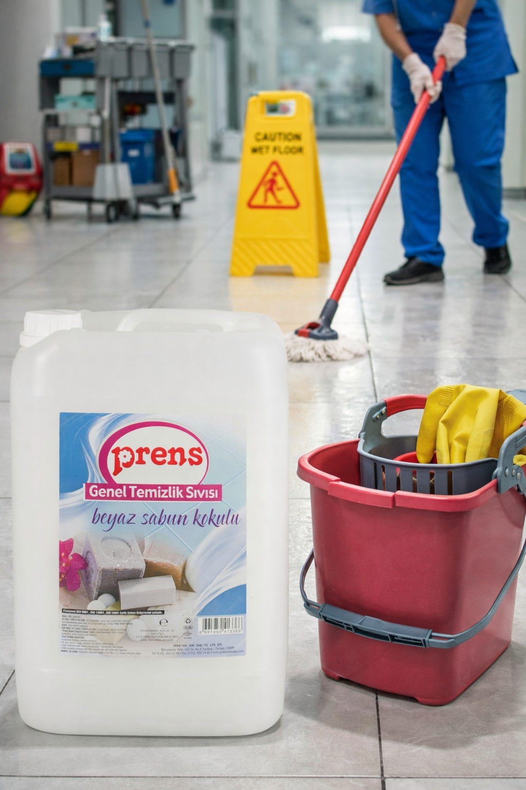 Prens Beyaz Sabun Kokulu Genel Temizlik Sıvısı 5 LT