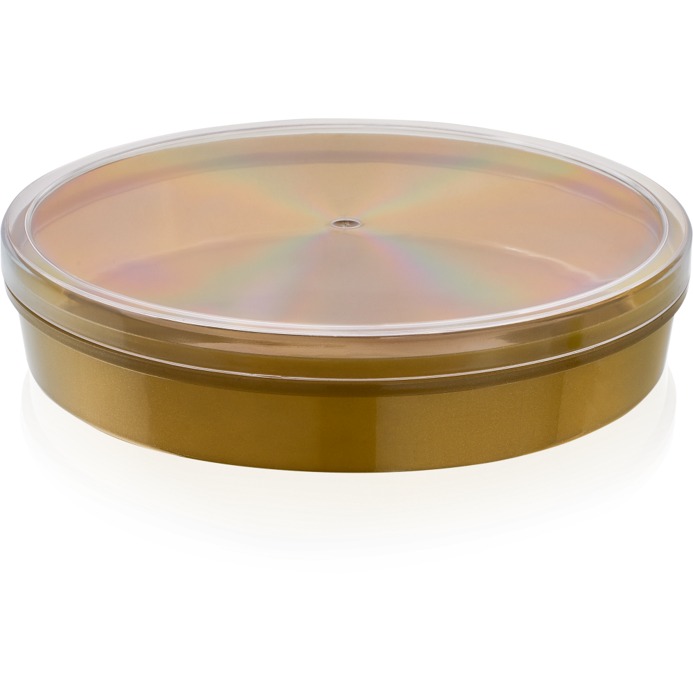May-433 270 cc Harmony Yuvarlak Kapaklı Kutu Gold 300'lü