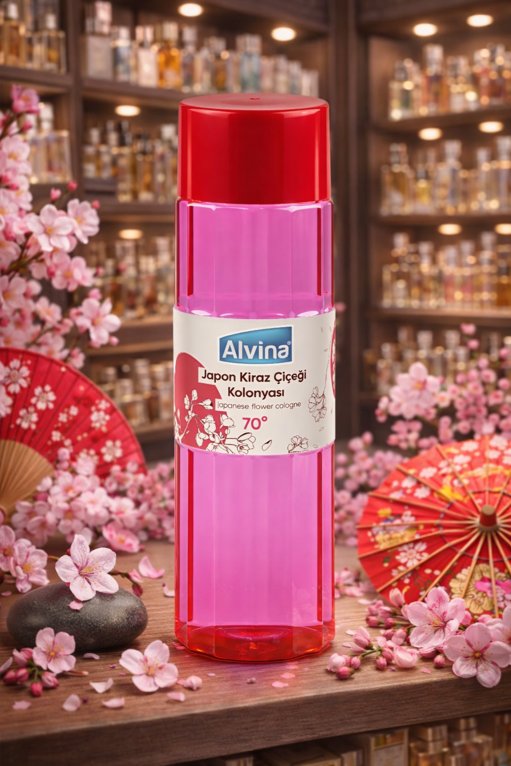 Alvina 70 Derece Japon Kiraz Çiçeği Kolonyası 400 ml