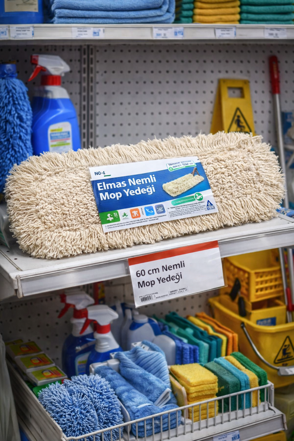Elmas Nemli Mop Yedeği 60 cm