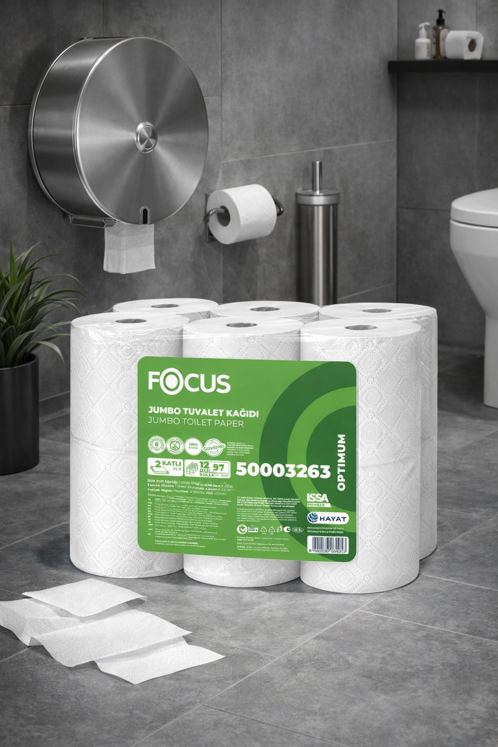 Focus Mini Jumbo Tuvalet Kağıdı 12'li