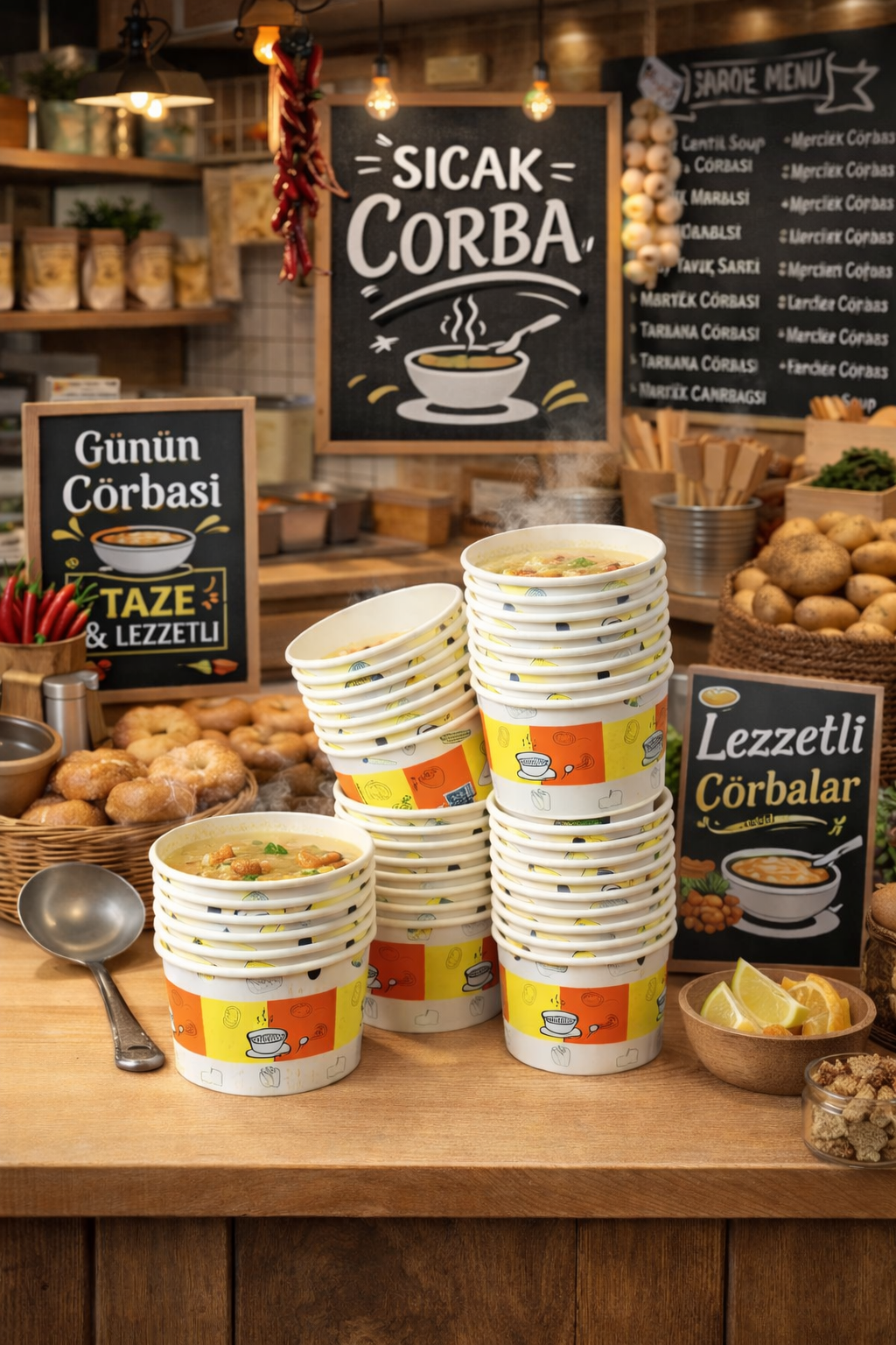 Kartonbar 14 Oz Çorba Kasesi 500'lü