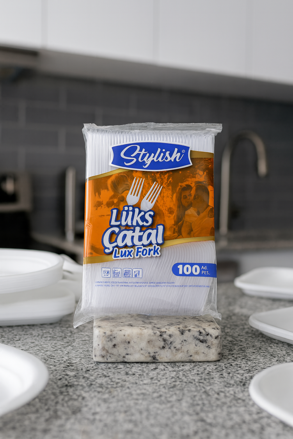 Stylish Lüx Çatal 100'lü