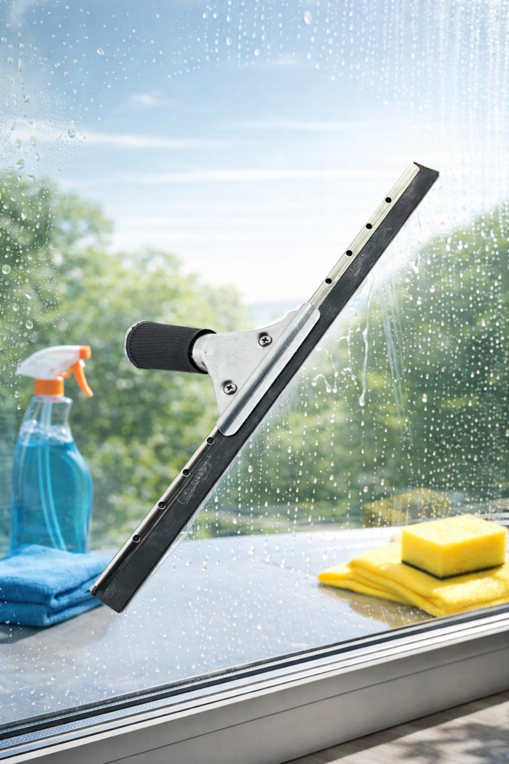 Paslanmaz Çelik Metal Camsil 45 cm