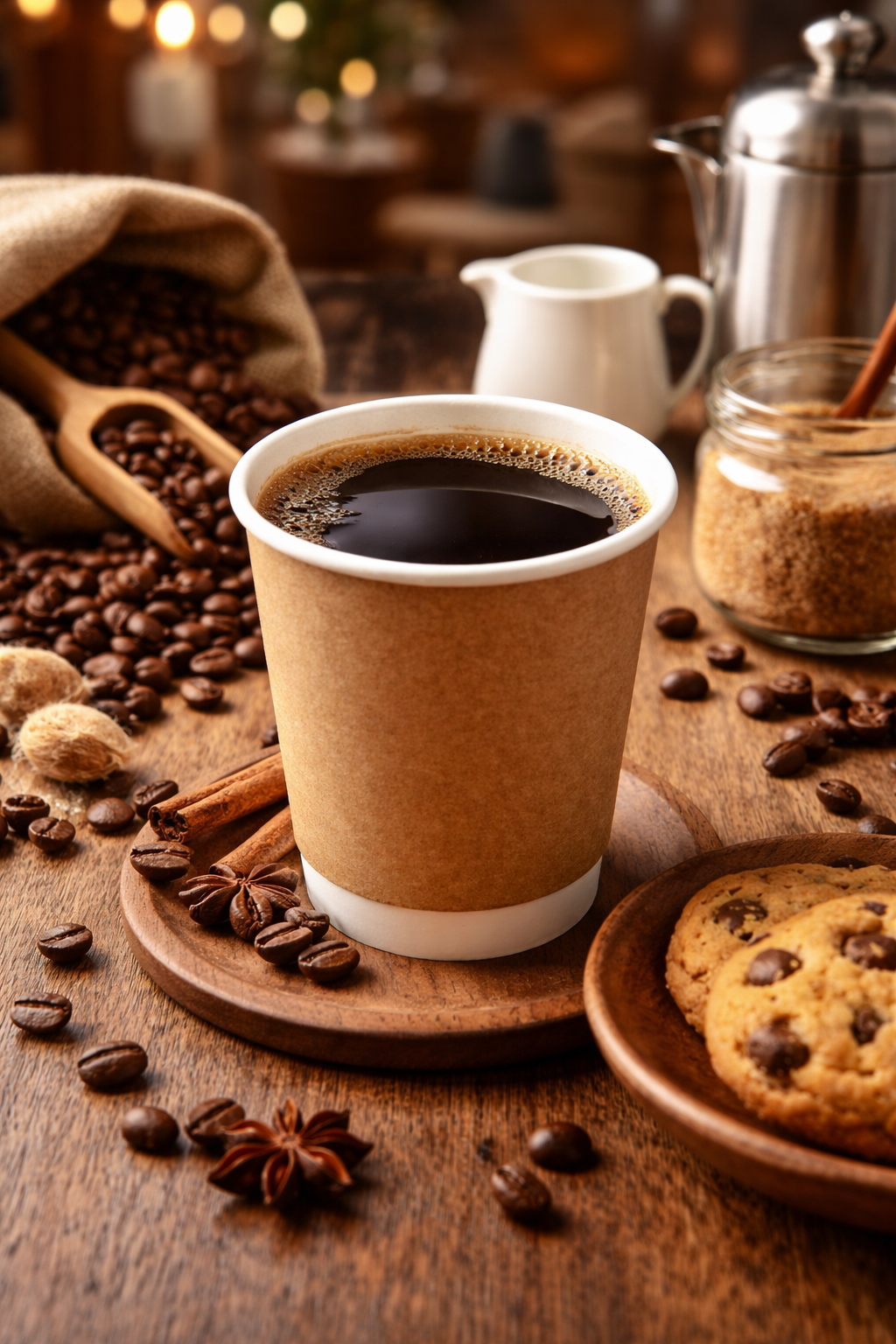 8 oz Kraft Double Wall Bardak 25'li