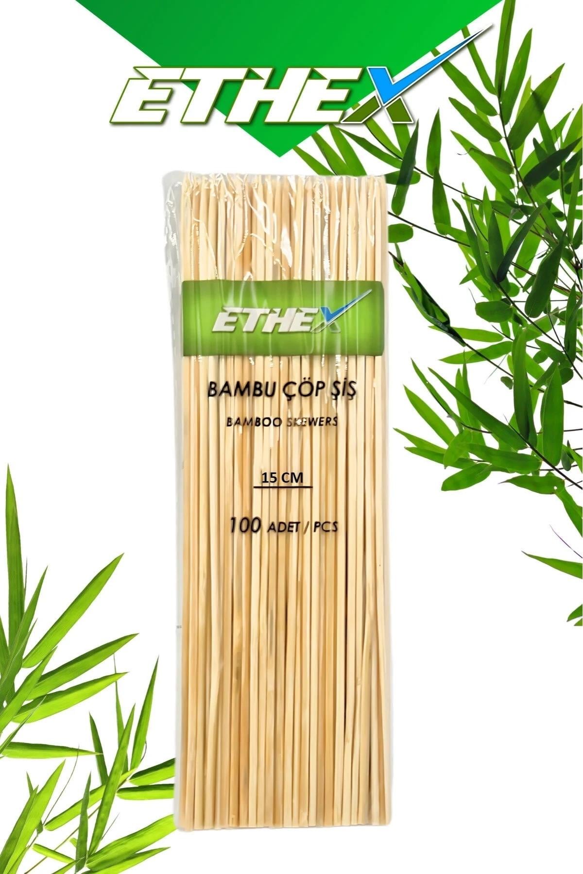 Ethex 15 cm Bambu Çöp Şiş 100'lü