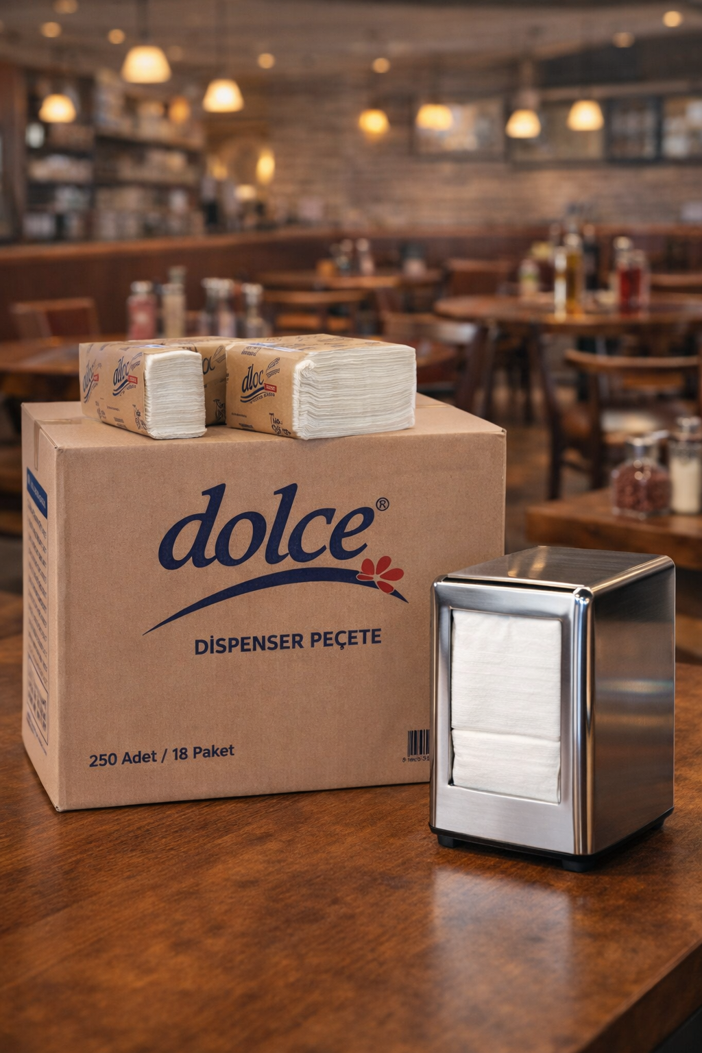 Dolce Dispenser Peçete 150'li 18 Paket
