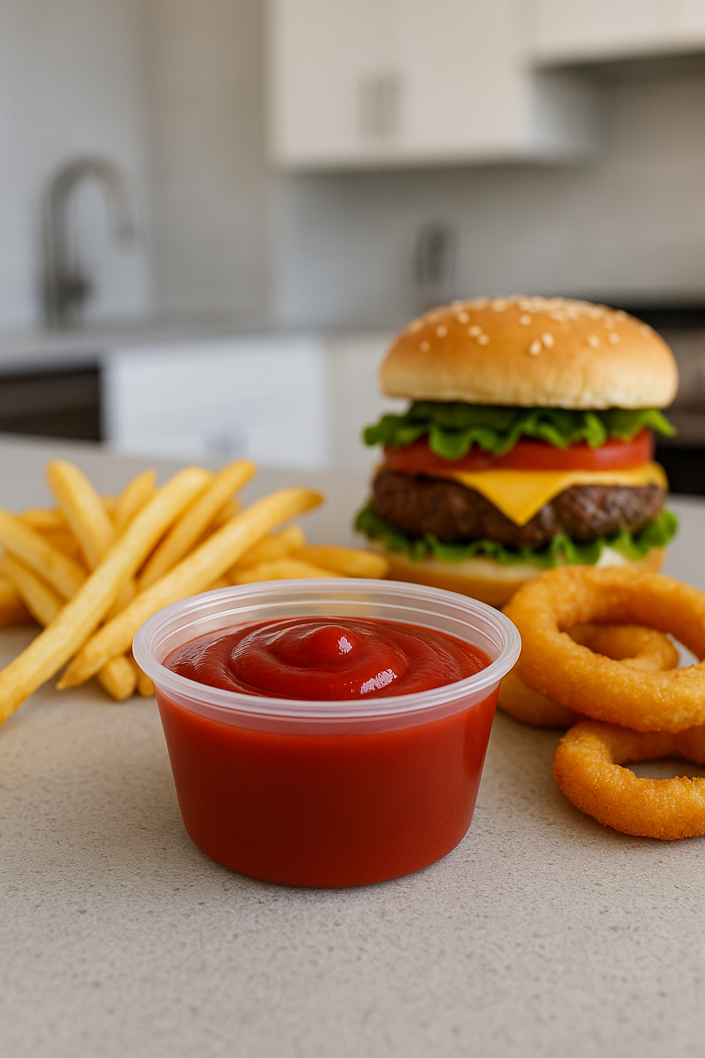 120 cc Yuvarlak Kapaklı Sos Kabı 50'li