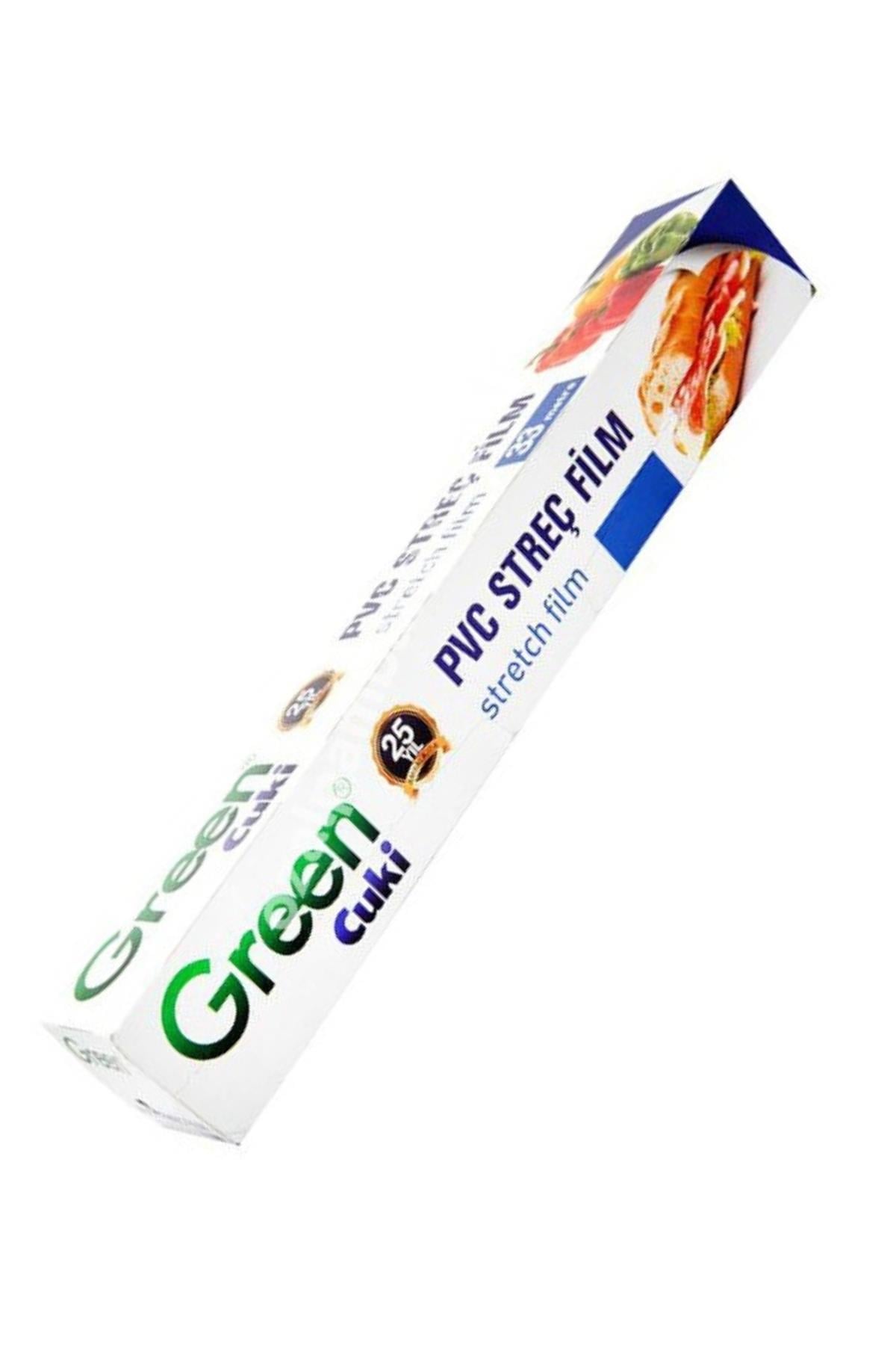 30 cm x 10 mt Green Pvc Streç Film