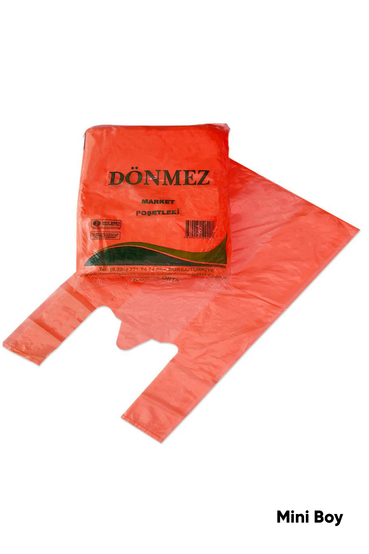 Hışır Renkli Atlet Poşet Mini Boy 1 KG