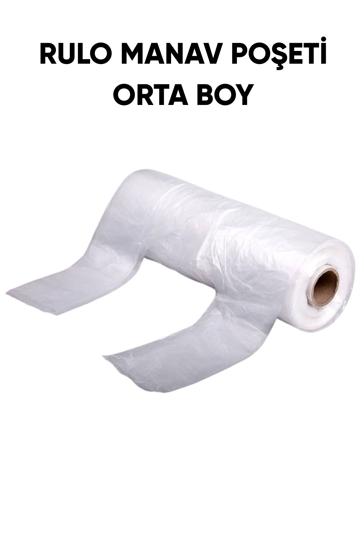 Rulo Hışır Manav Poşeti Orta Boy 150'li