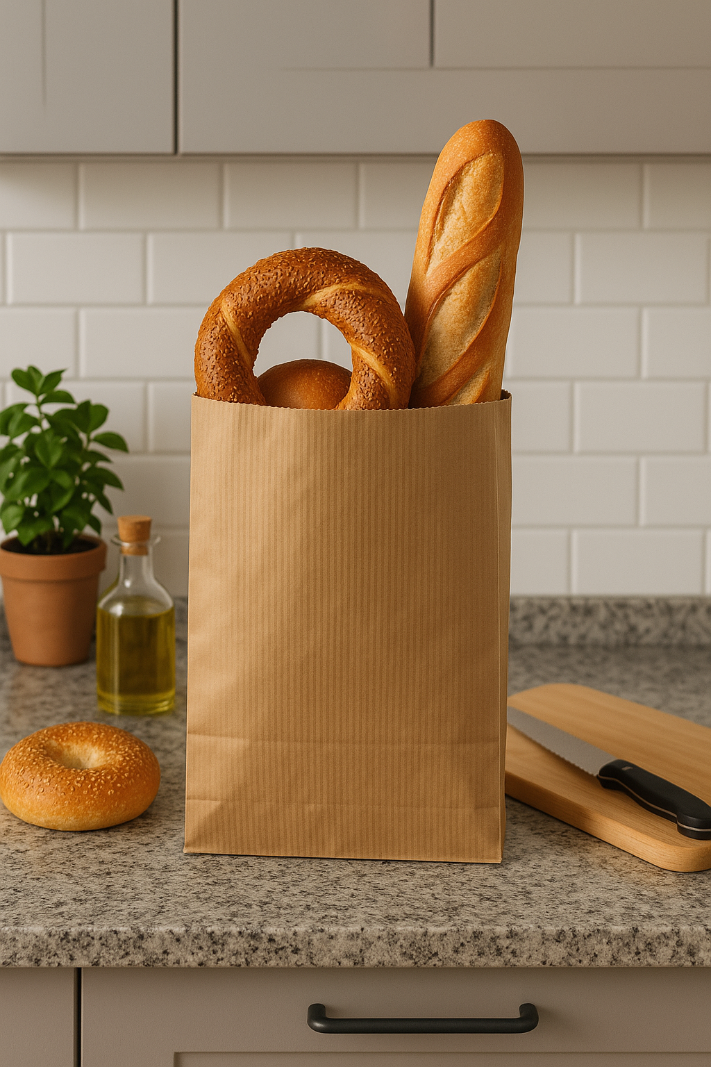 15x25 cm Kraft İthal Şamua Kese Kağıdı 10 KG