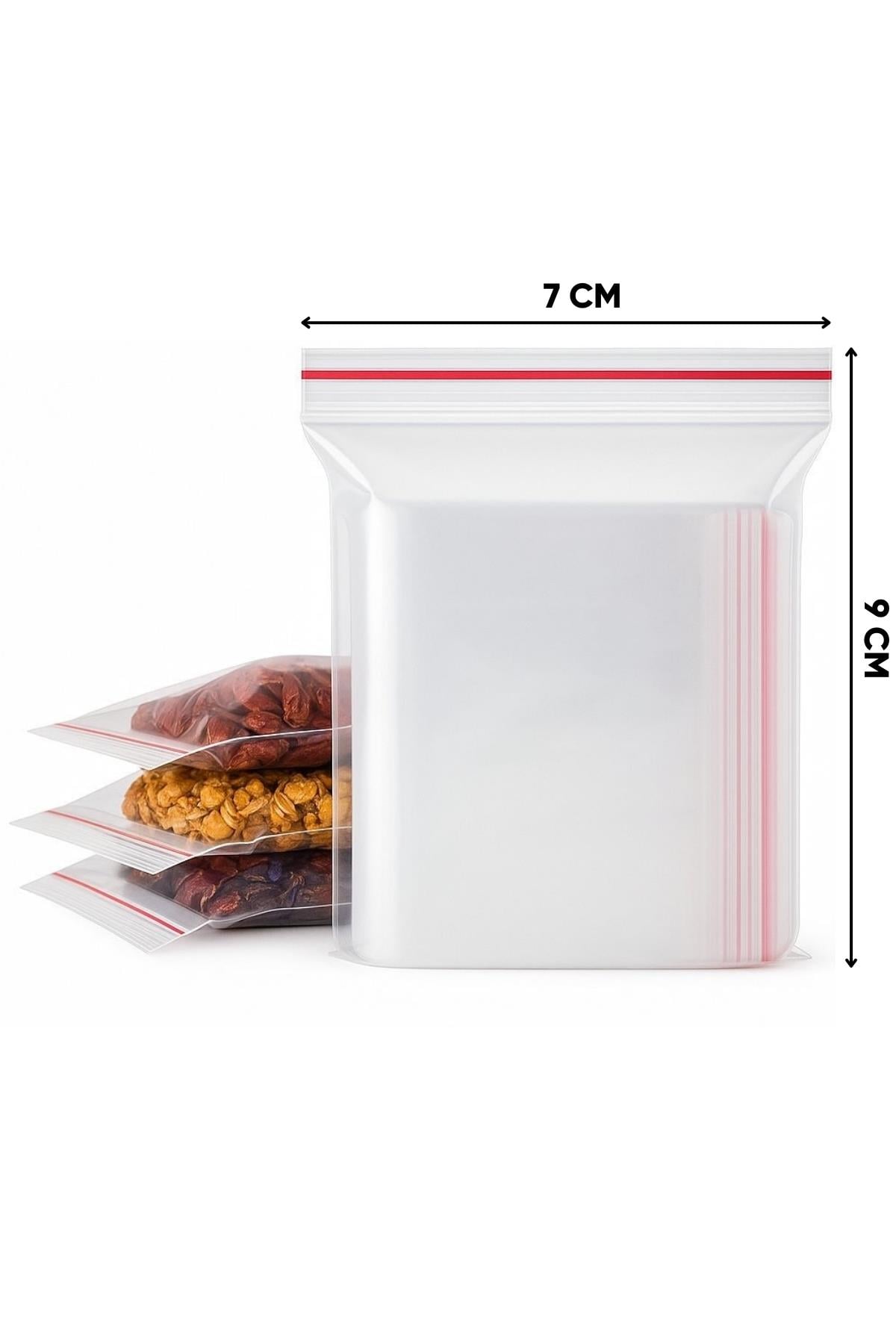 7x9 cm Kilitli Poşet 100'lü