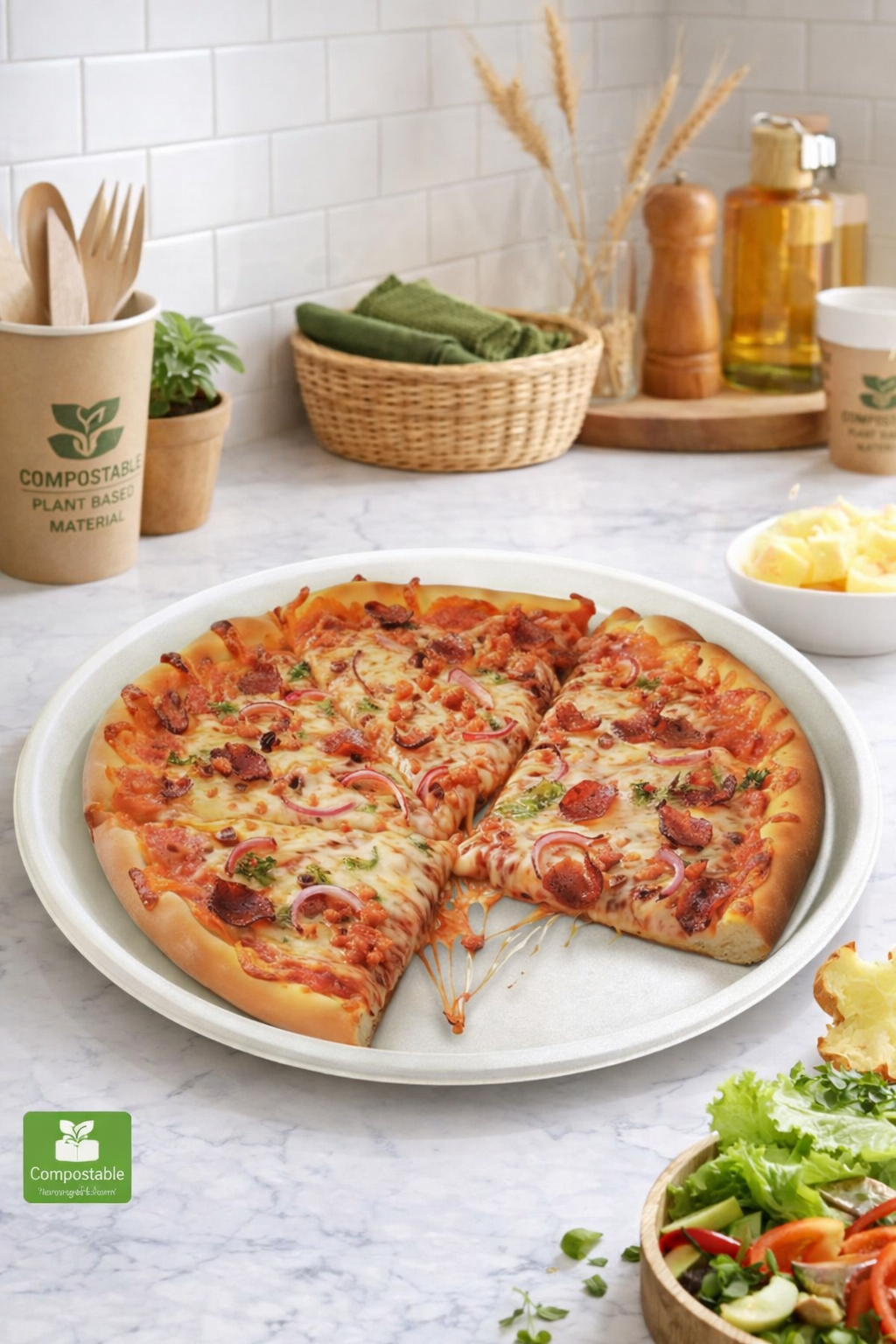 Roll-Up Nature Dreams 32 cm Bambu Pizza Tabak 25 Adet