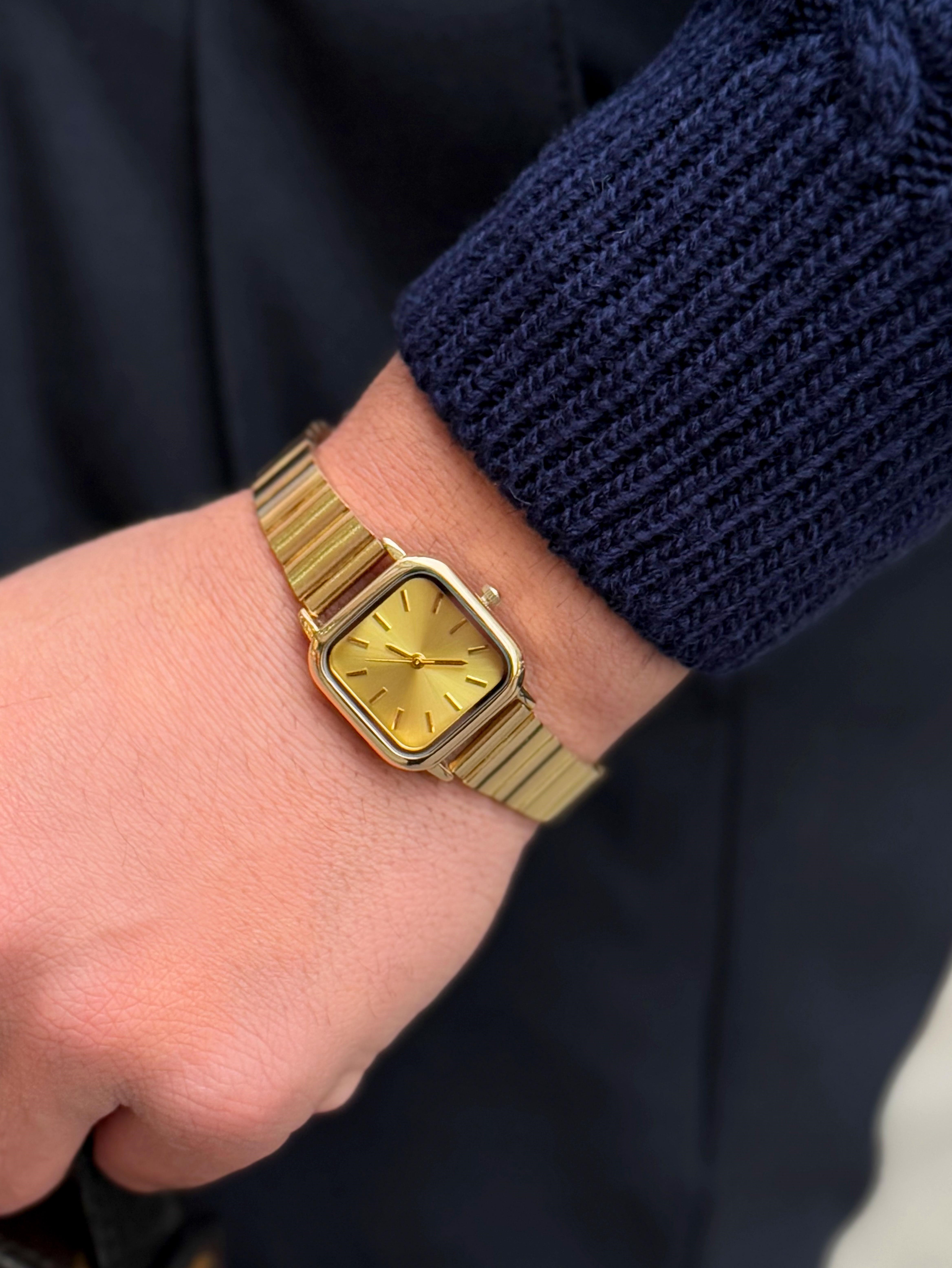 Norex Orijinal Gold Metal Kordonlu Saat