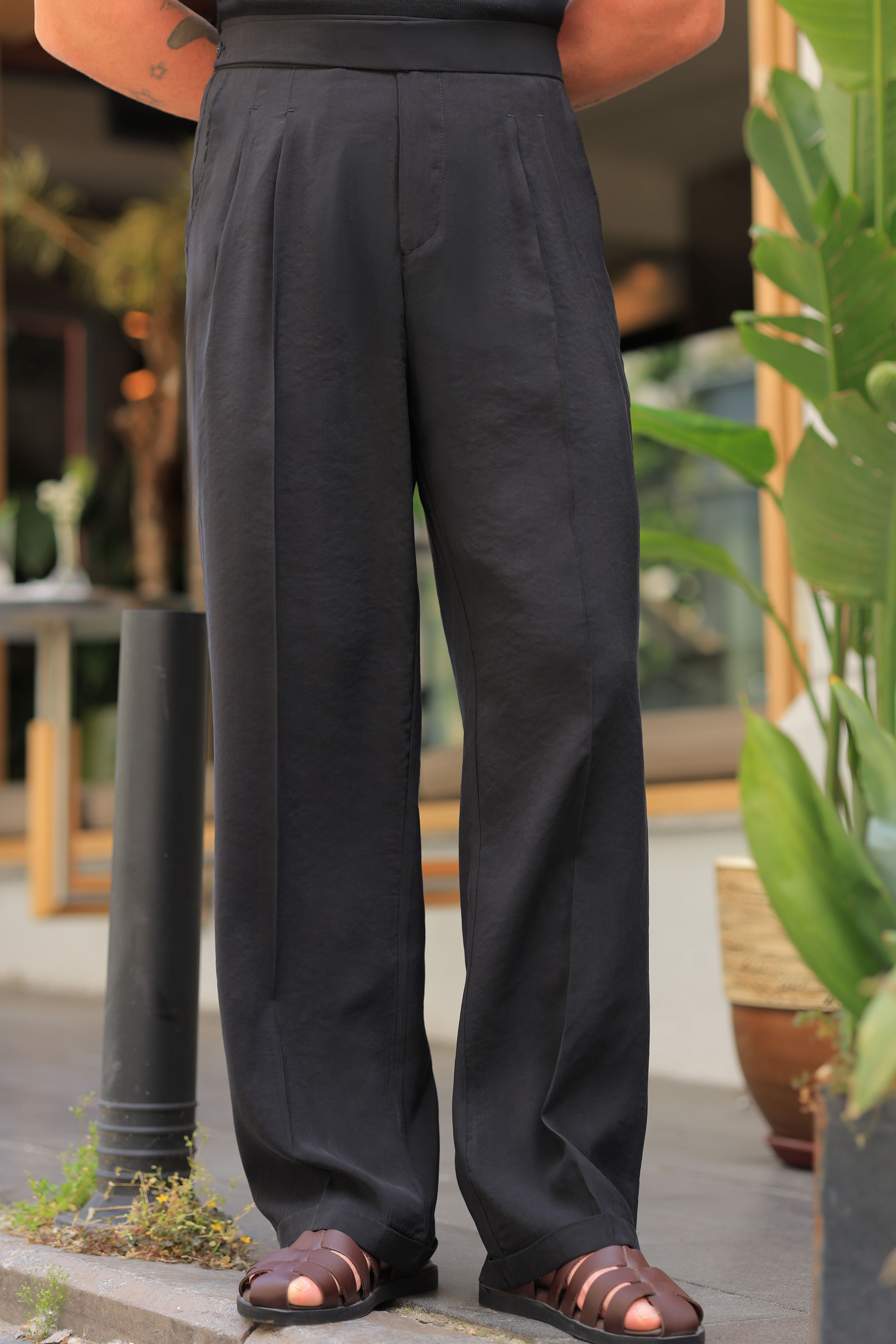 1. Kalite Ton Sür Ton Siyah Oversize Takım