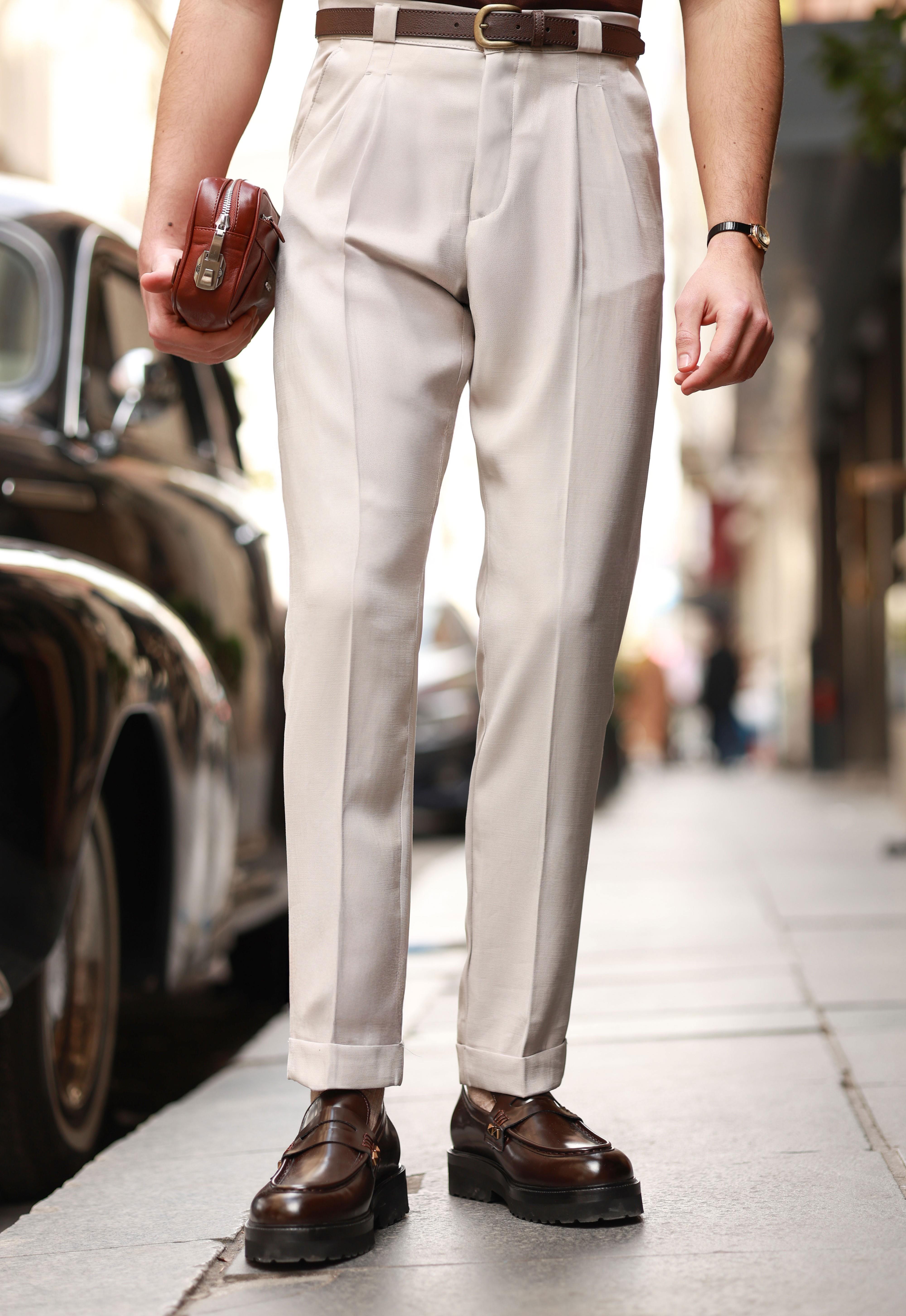Premium Kalite Bej Oversize %100 Pamuk Tensel Takım