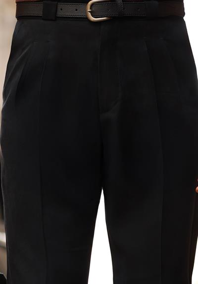 Premium Kalite Siyah Oversize %100 Pamuk Tensel Takım