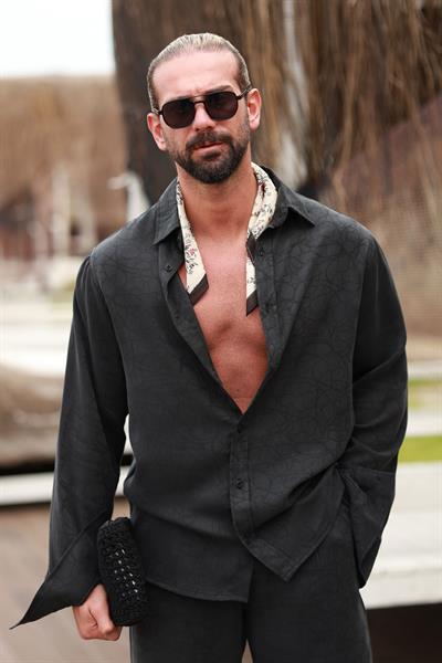 Premium Kalite Siyah Oversize Jakar Desenli Yazlık Salaş Takım