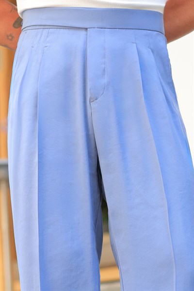1. Kalite %70 Pamuk %30 Viskon İndigo Baggy Pantolon