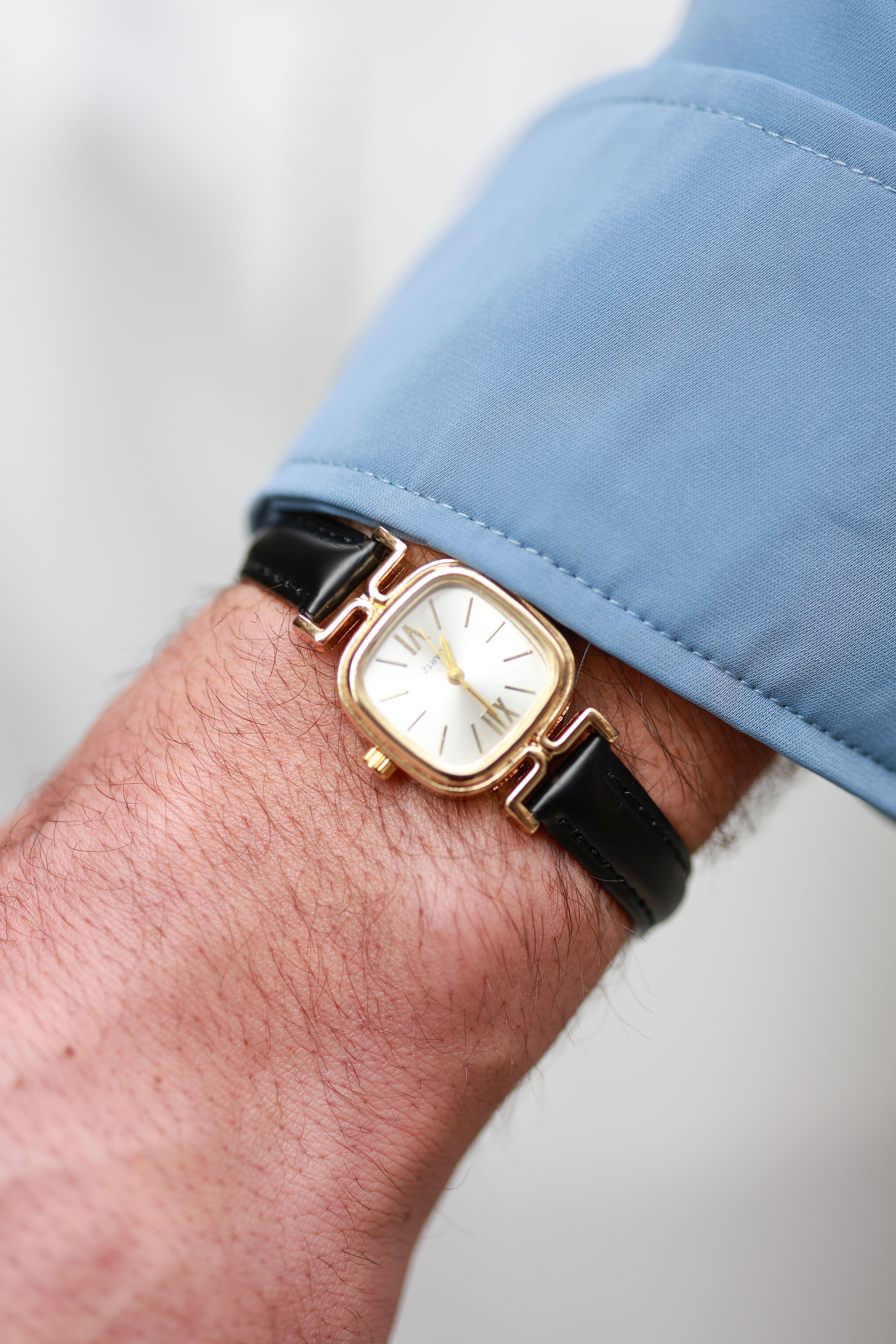 Celine Black Deri Kordonlu Saat