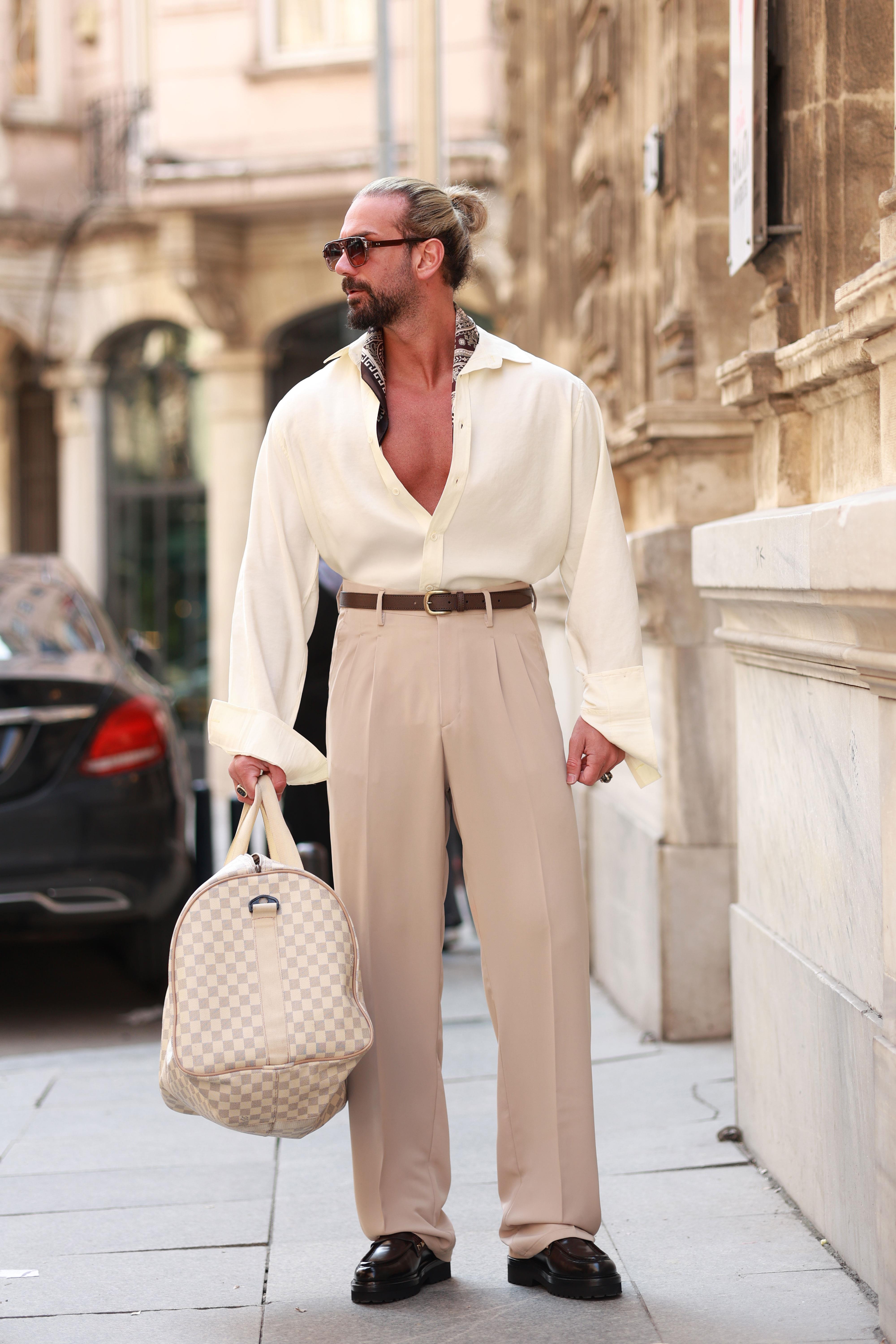 Old Money Stil Bej Kombin Seti