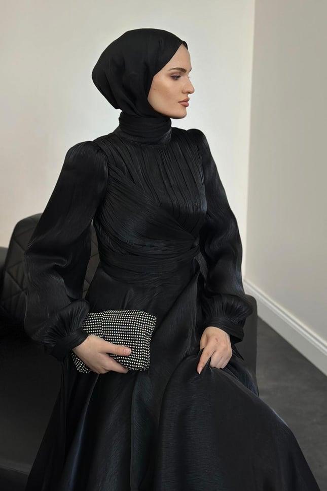 Daisy Piliseli Abiye Siyah