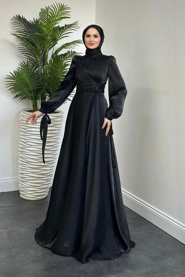 Daisy Piliseli Abiye Siyah