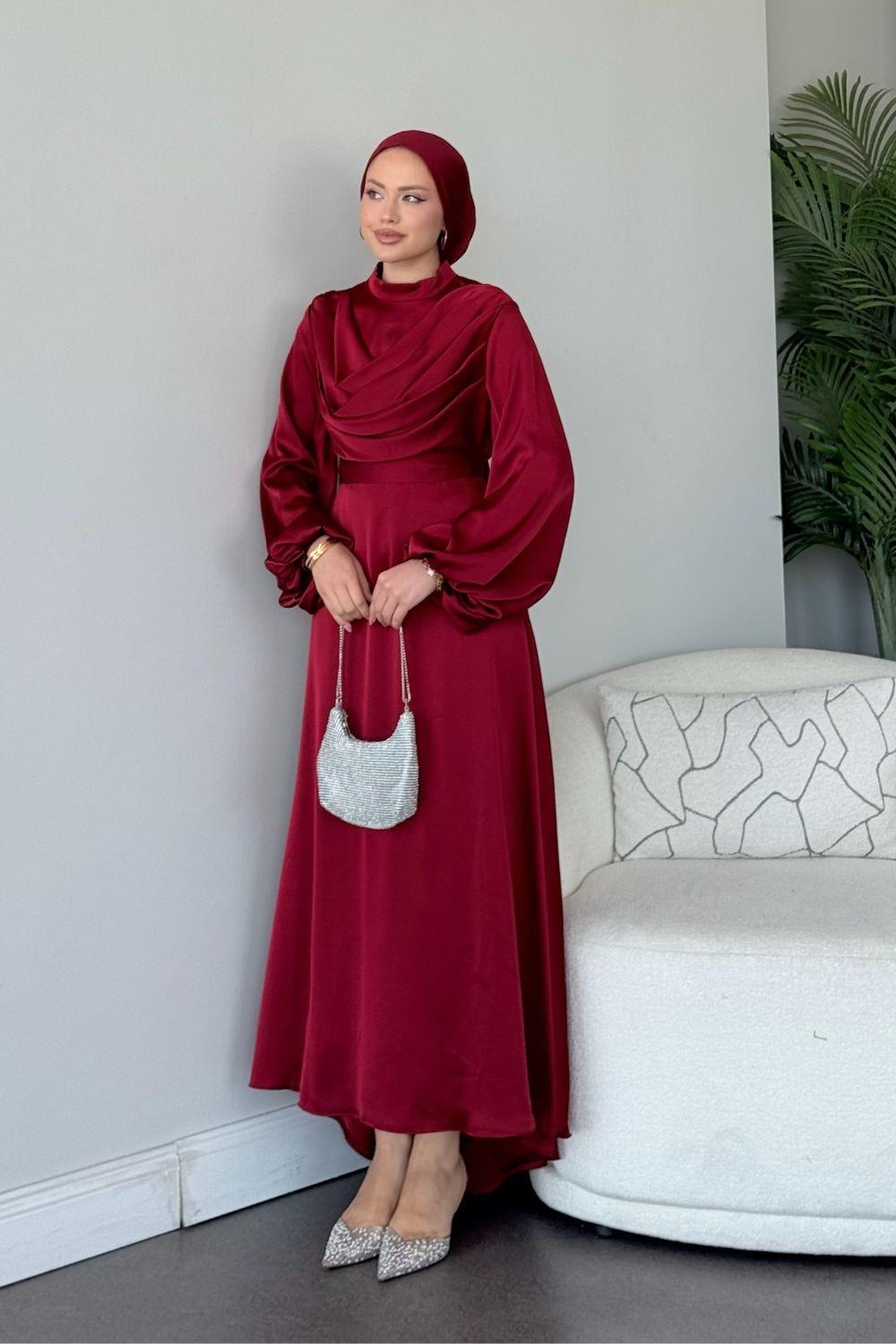 Taşkın Abiye Bordo