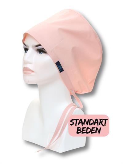 Standart Beden Pudra Tek Renk Cerrahi Bone Doktor Hemşire Sağlıkçı Hastane Aşçı Bonesi