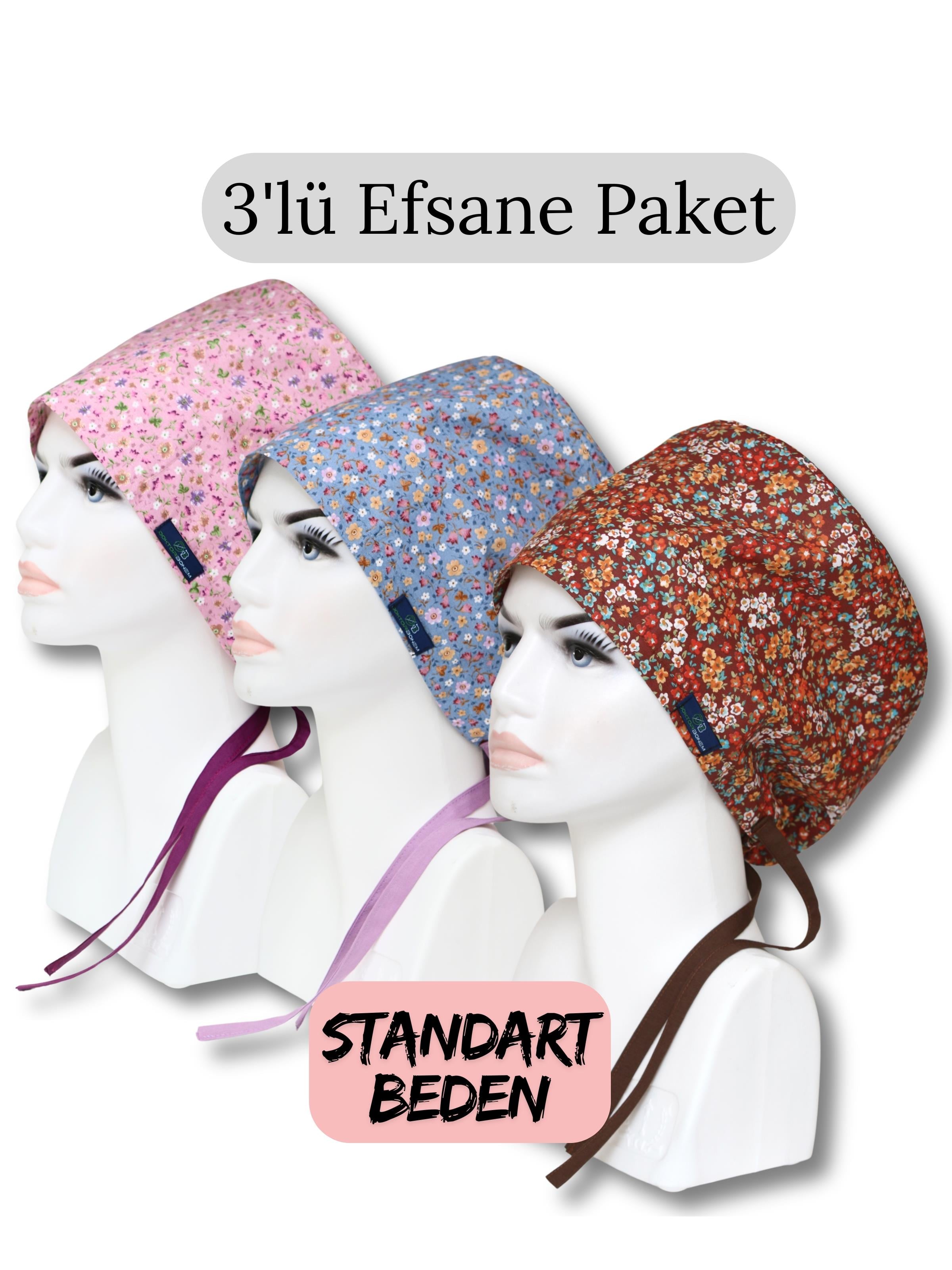 Standart Beden 3lü Efsane Paket Gülkurusu Çıtır İndigo Çıtır Kahverengi Çıtır Cerrahi Bone