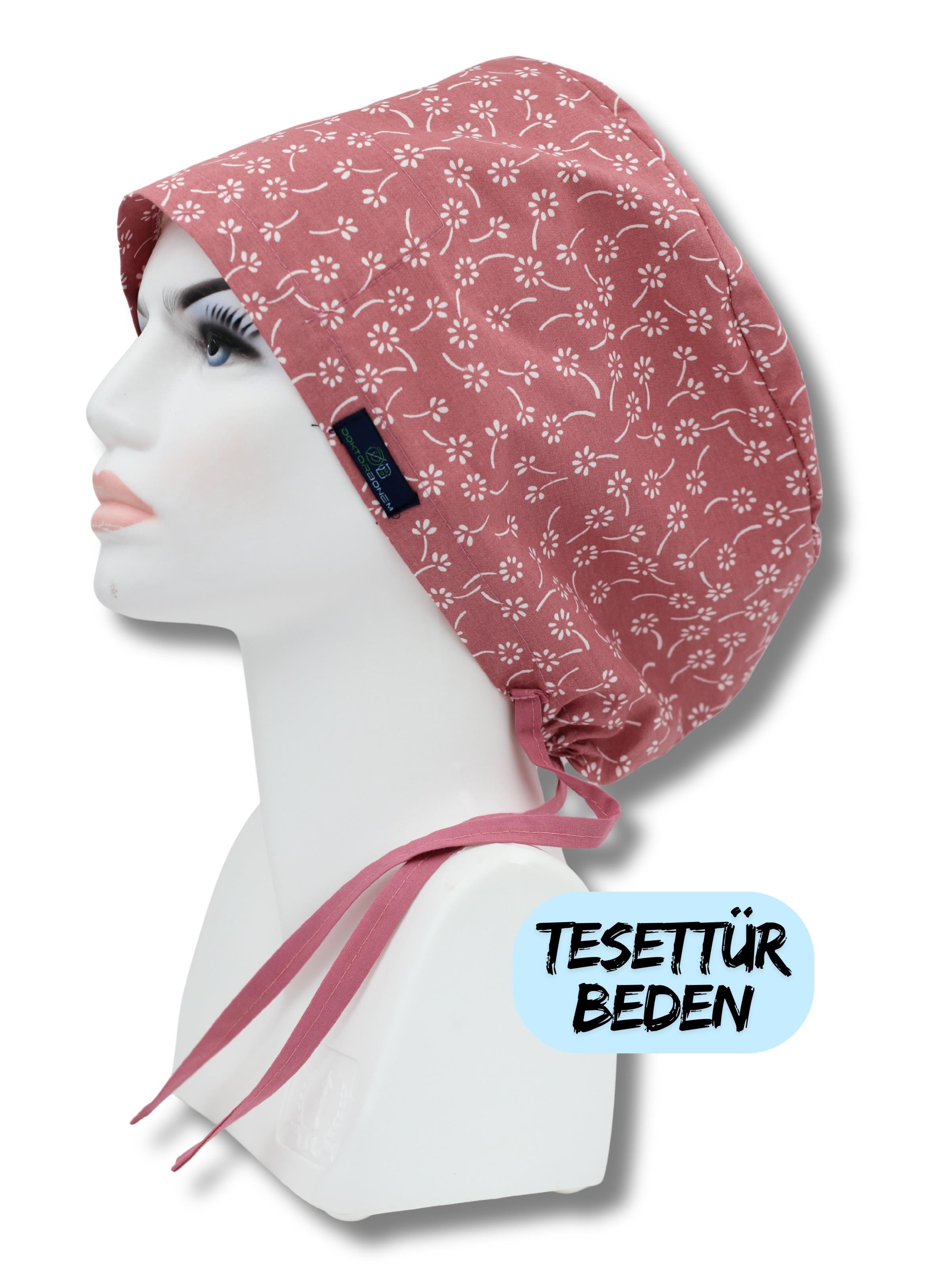 Tesettür Beden Gülkurusu Nazlı Çiçekler Cerrahi Bone Doktor Hemşire Sağlıkçı Hastane Bonesi