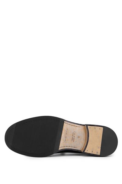 Alexander Hotto Erkek Hakiki Deri Siyah Klasik Ayakkabı