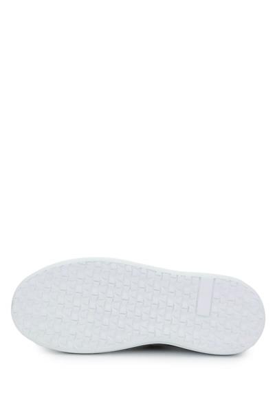 Baldinini Erkek Hakiki Deri Beyaz/Yeşil Sneakers & Spor Ayakkabı