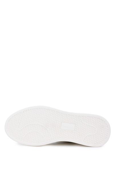 Barracuda Erkek Hakiki Deri Beyaz/Bej Sneakers & Spor Ayakkabı