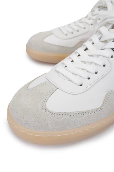 Barracuda Erkek Hakiki Deri Beyaz/Haki Sneakers & Spor Ayakkabı
