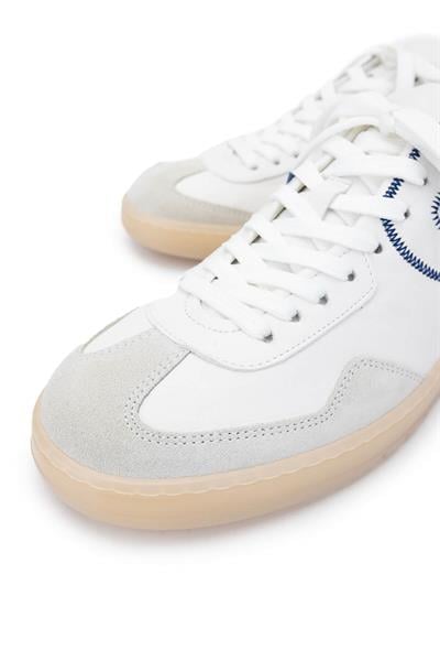Barracuda Erkek Hakiki Deri Beyaz/Lacivert Sneakers & Spor Ayakkabı