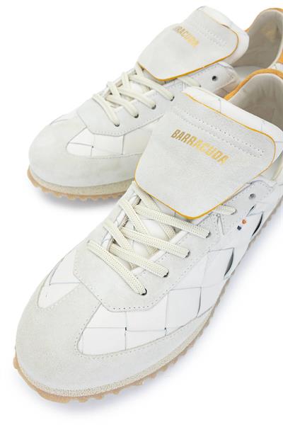 Barracuda Erkek Hakiki Deri Beyaz/Taş/Turuncu Sneakers & Spor Ayakkabı