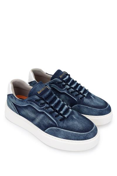 Barracuda Erkek Hakiki Deri Mavi/Beyaz Sneakers & Spor Ayakkabı