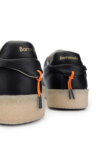 Barracuda Erkek Hakiki Deri Siyah Sneakers & Spor Ayakkabı